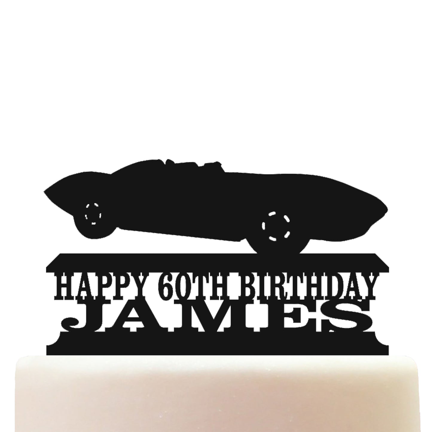 1959 stingray classic car cake topper decorations personalized acrylic