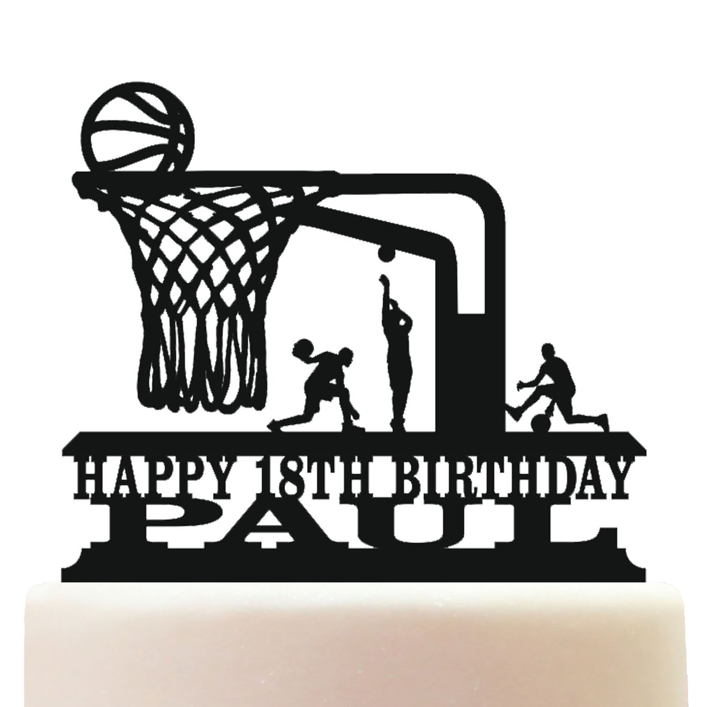 Basketball Net Cake Topper