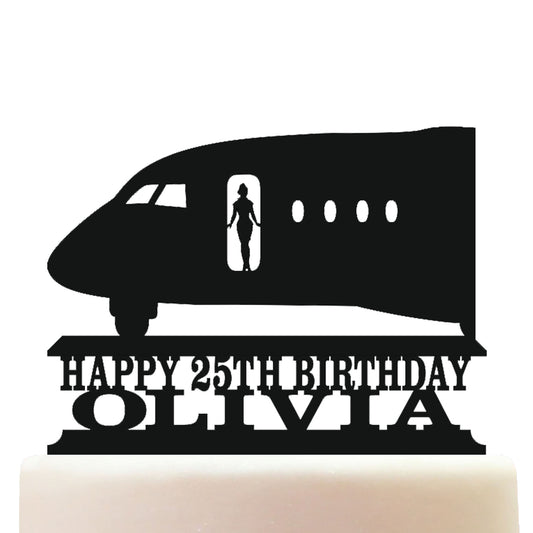 cabin crew ref 3 cake topper decorations personalized acrylic