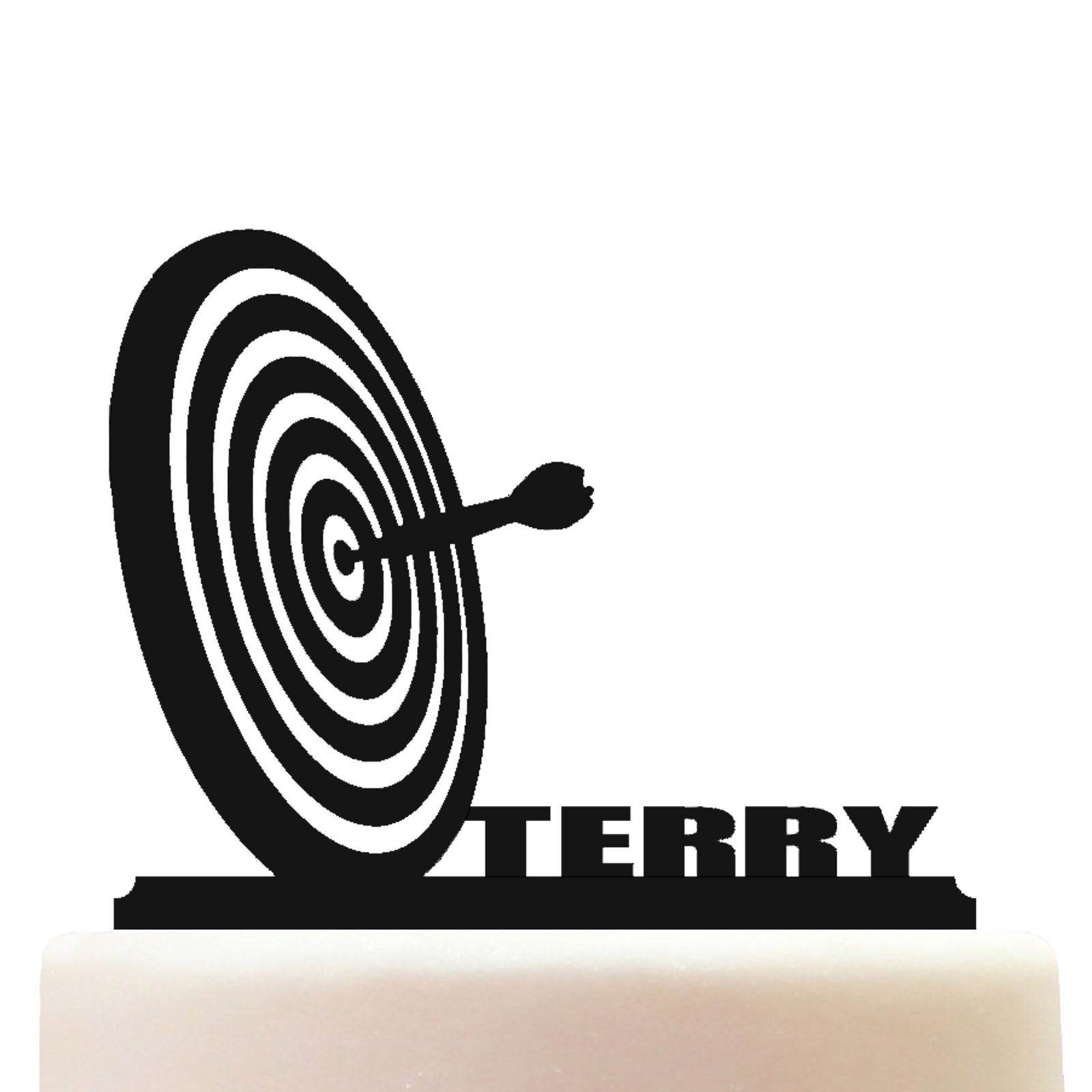 darts cake topper decorations personalized acrylic