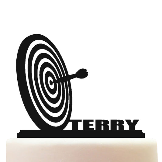 darts cake topper decorations personalized acrylic