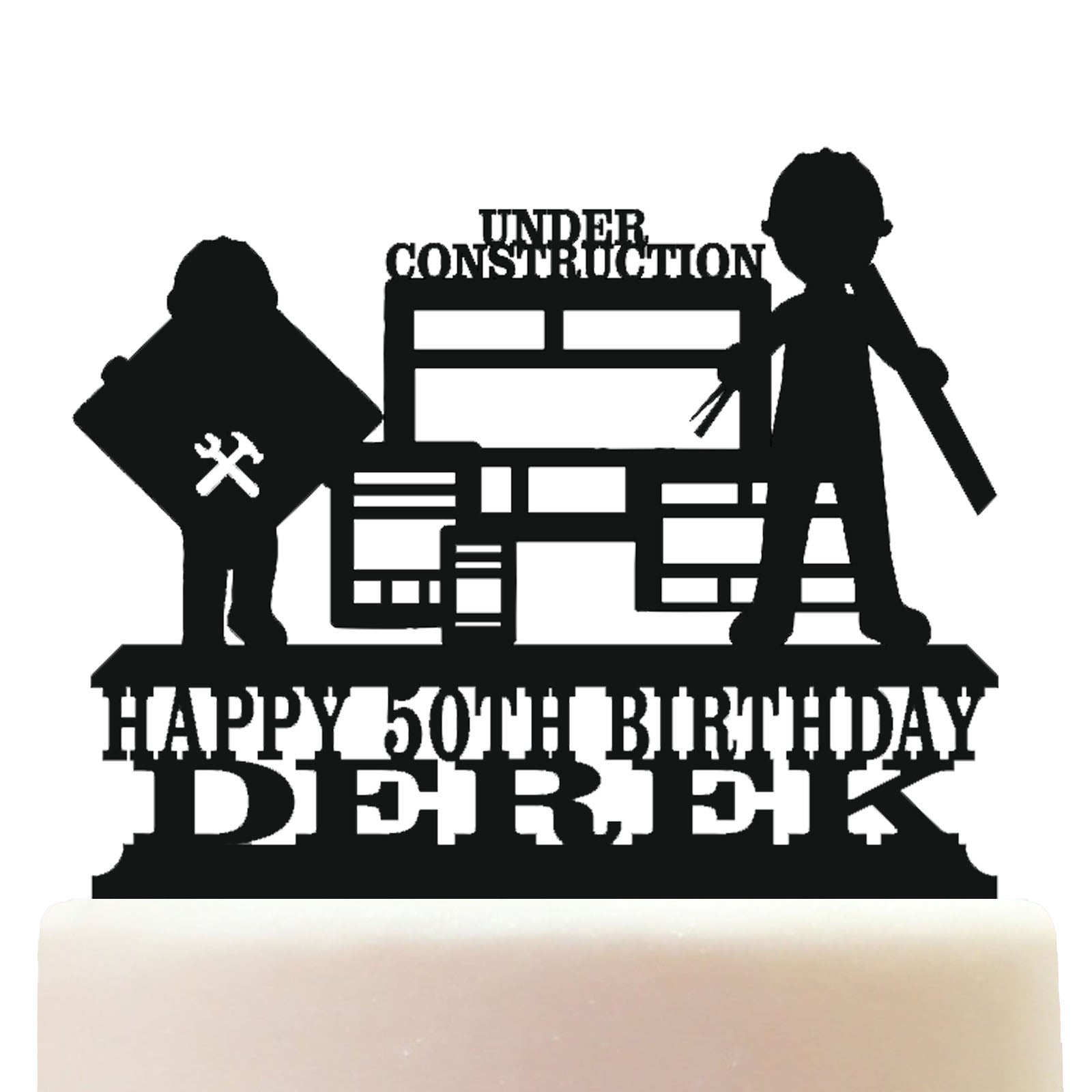 Building Contractor Cake Topper – Silky Cake Toppers