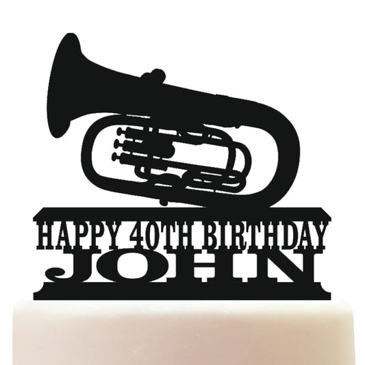 euphonium cake topper decorations personalized acrylic