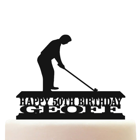 golf cake topper decorations personalized acrylic