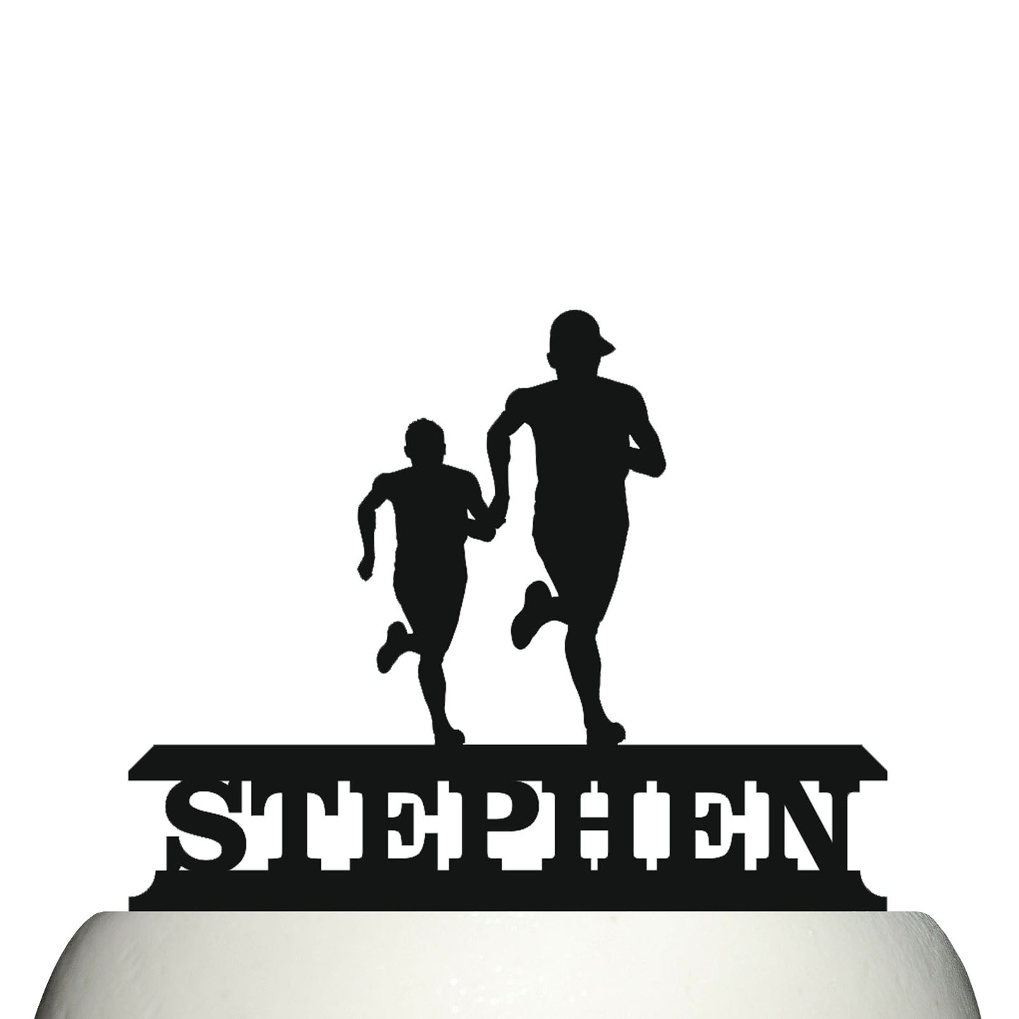 male runner cake topper decorations personalized acrylic