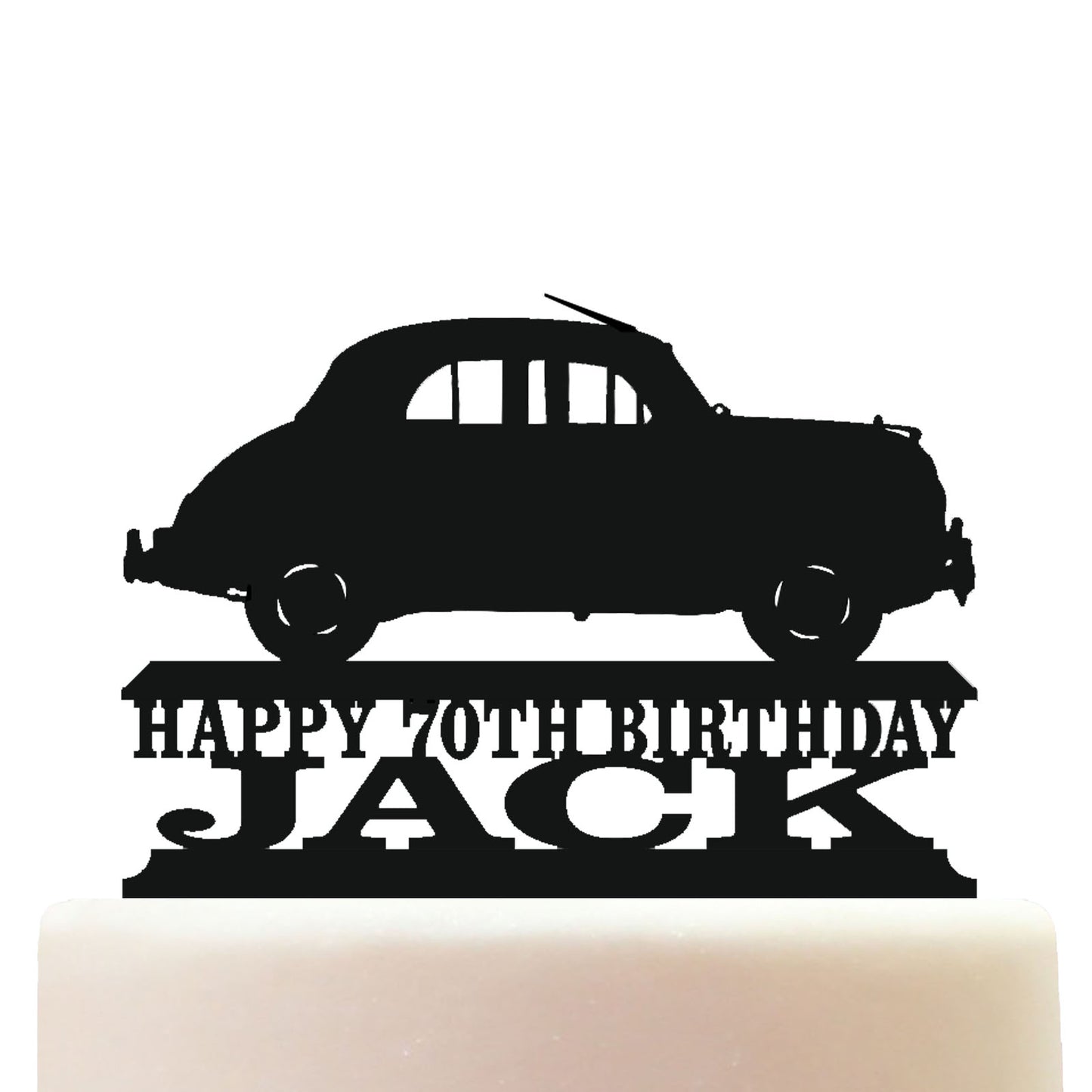 British Minor 1955 Series II Classic Car Cake Topper Decorations Personalized Acrylic