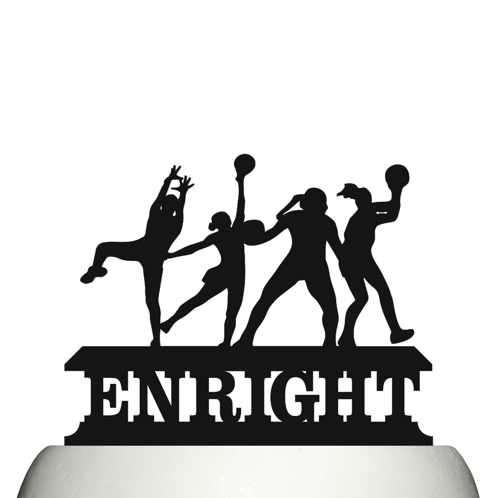 Netball Cake Topper Decorations – Silky Cake Toppers