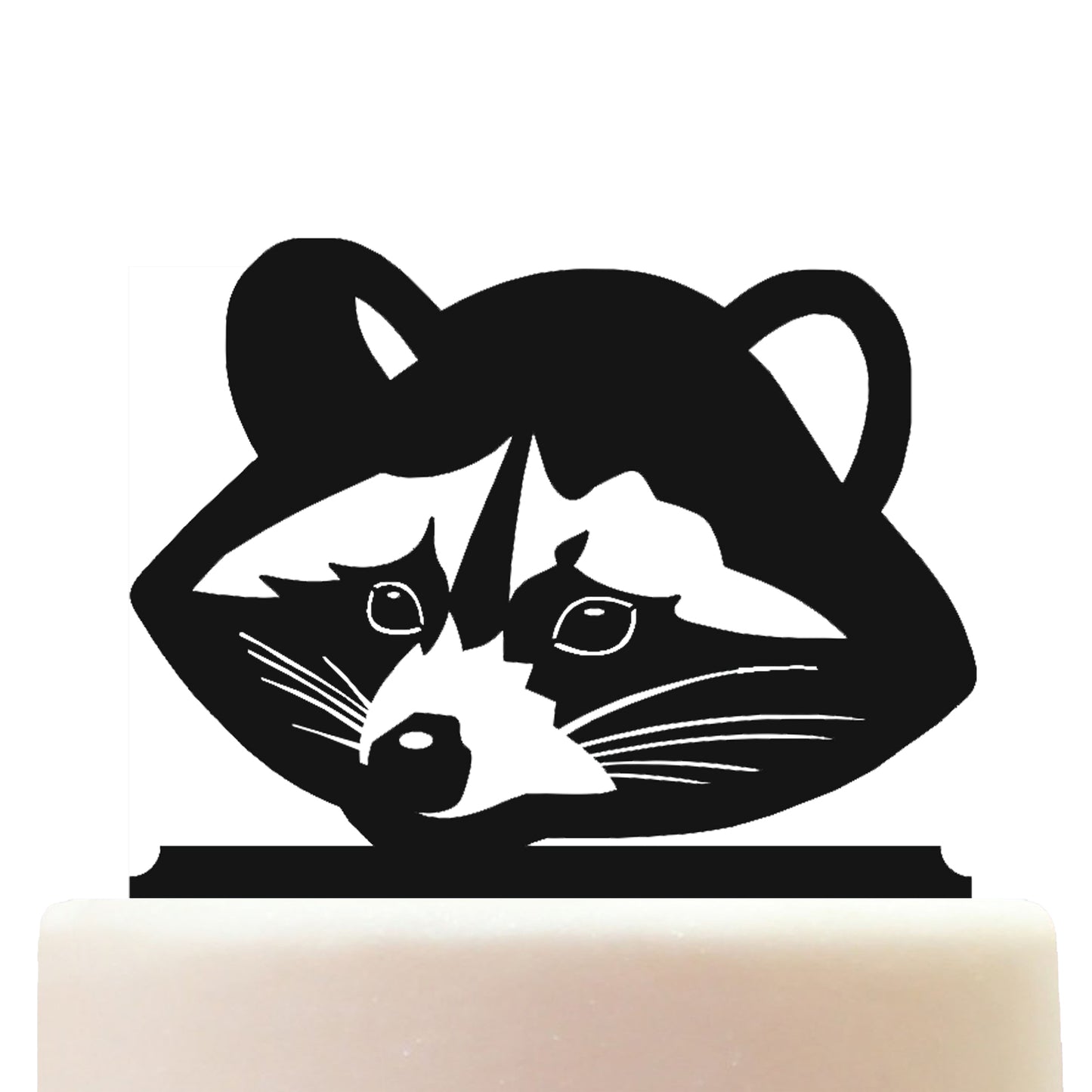 Racoon Cake Topper Decorations Personalized Acrylic