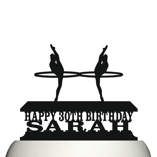 rhythmic gymnastics cake topper decorations personalized acrylic