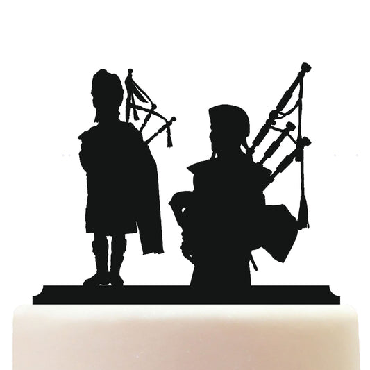 scottish bagpipes cake topper decorations unpersonalized acrylic