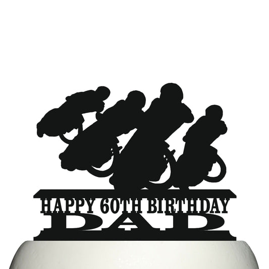 speedway cake topper decorations personalized acrylic