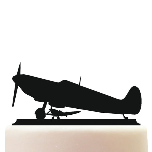 Spitfire Fighter Plane WW2 Cake Topper Decorations Personalized Acrylic