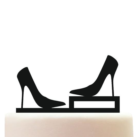 Stiletto Shoes Cake Topper Decorations Personalized Acrylic