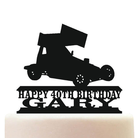 stock car racing cake topper decorations personalized acrylic