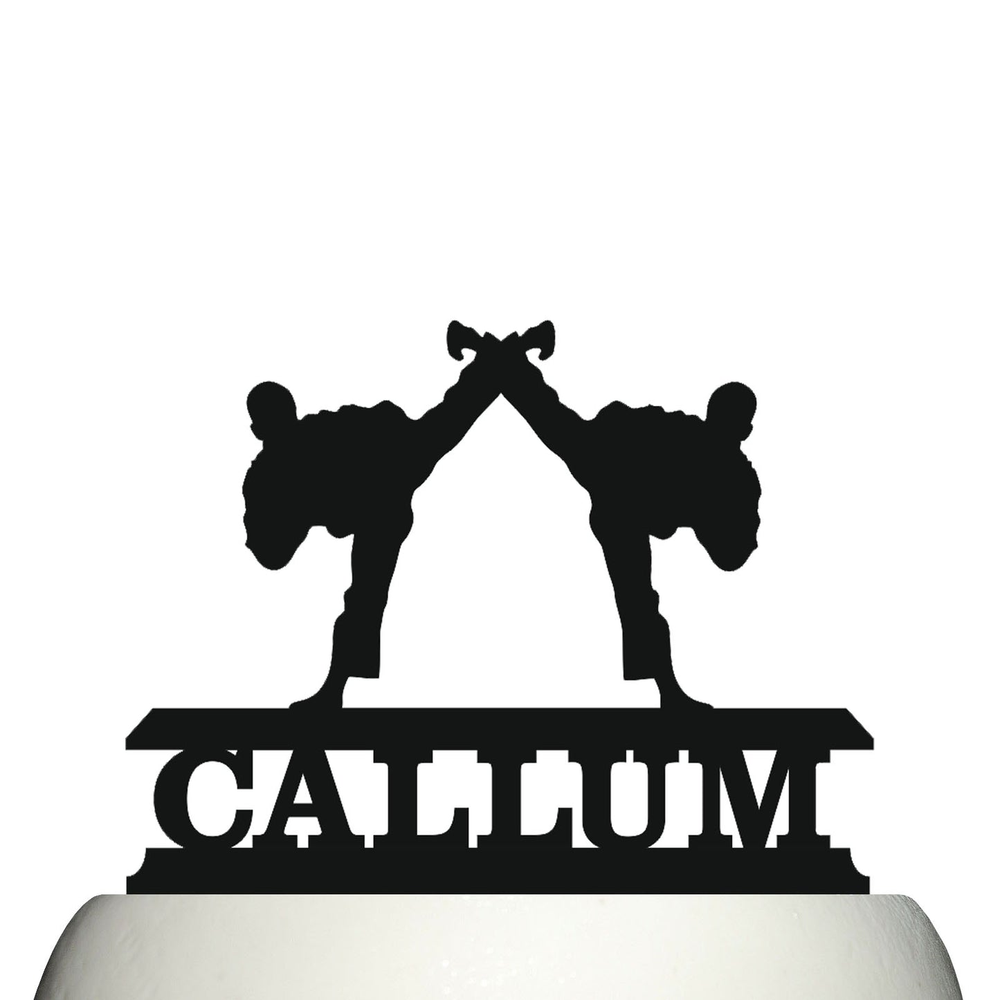 tae kwon do cake topper decorations personalized acrylic