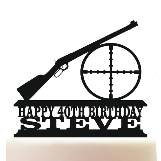 target shooting cake topper decorations personalized acrylic