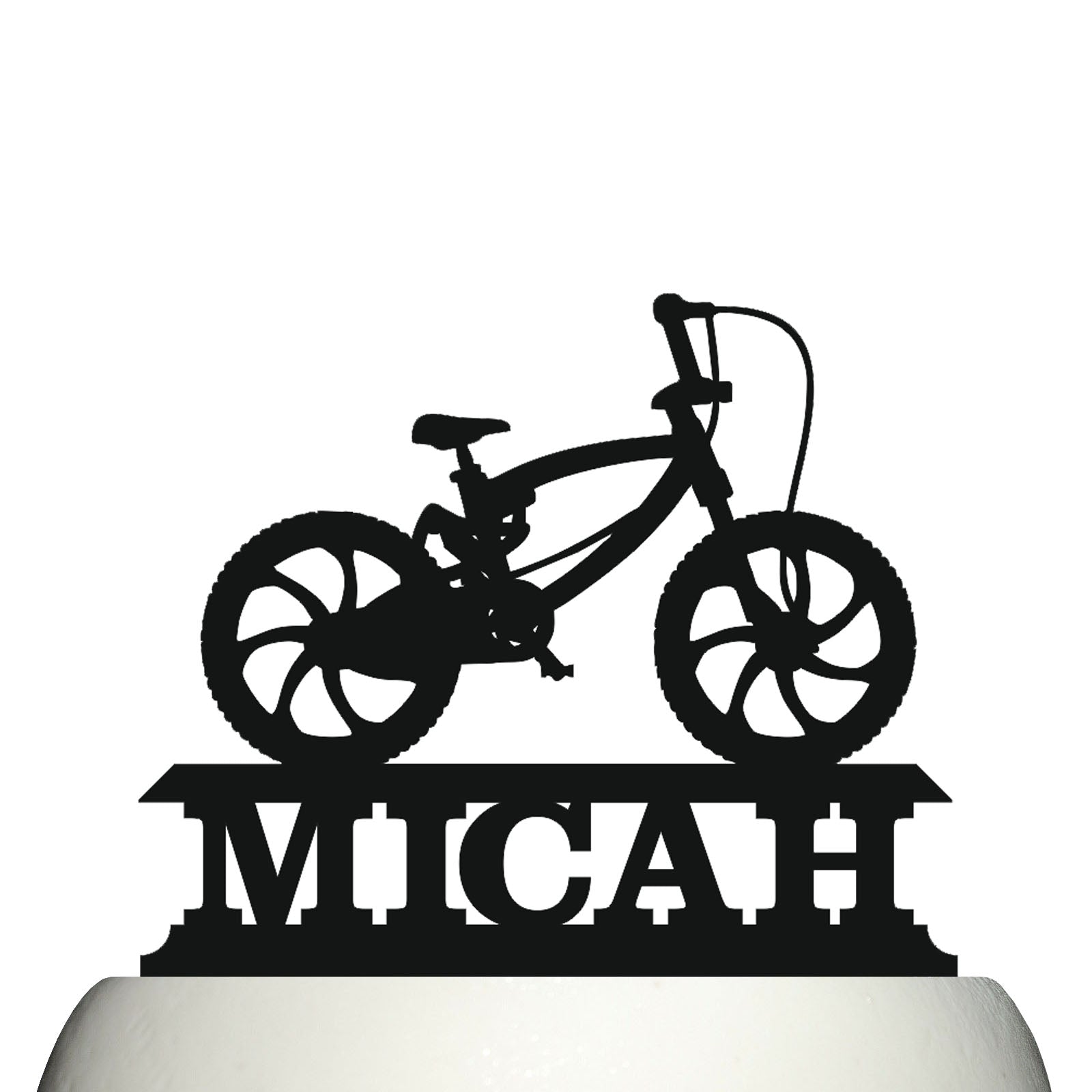 bmx bike cake topper decorations personalized acrylic