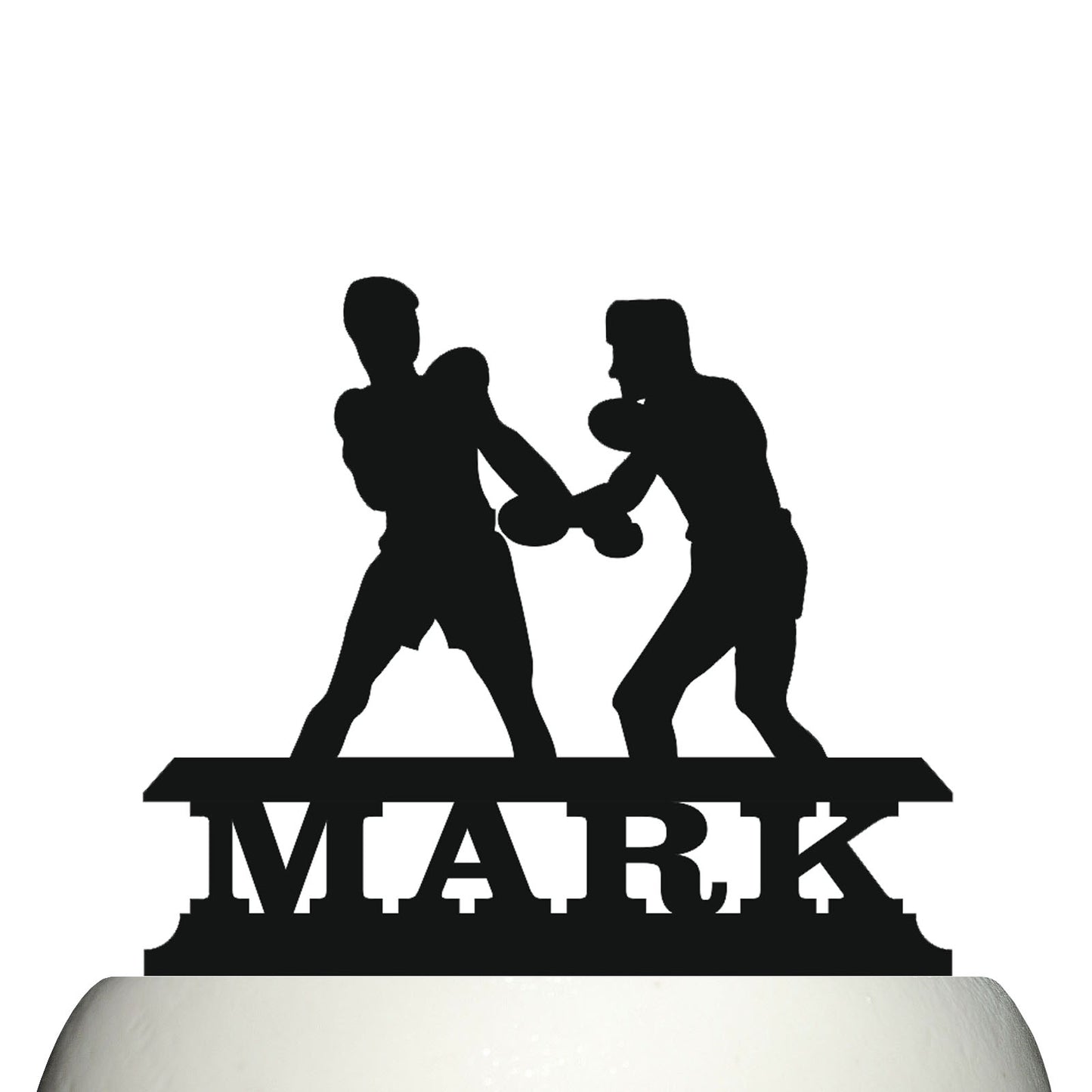 boxing cake topper decorations personalized acrylic