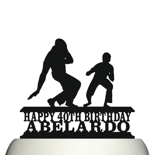 copoeira cake topper decorations personalized acrylic